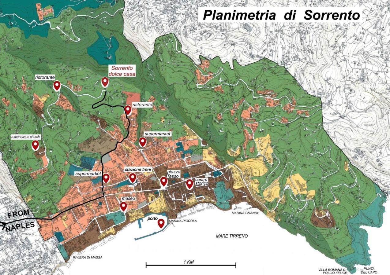 Sorrento Dolce Casa Leilighet Eksteriør bilde